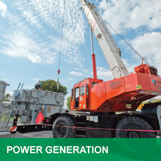 cranes for power generation facilities